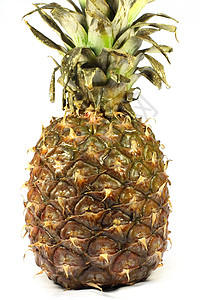 菠萝水果树叶静物食物维生素背景图片