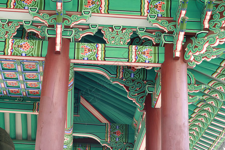 韩国风光-宫殿背景图片