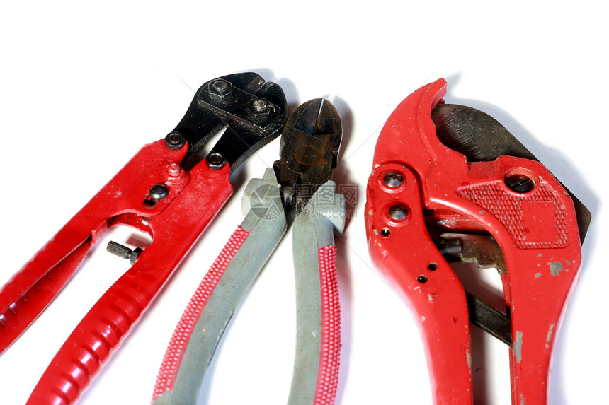 钳子安装红色工具刀具工作维修乐器工人图片