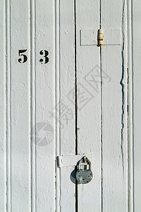 挂锁木门的详情背景图片