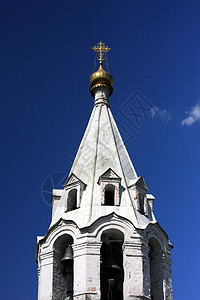 科洛姆纳的教堂升起背景图片