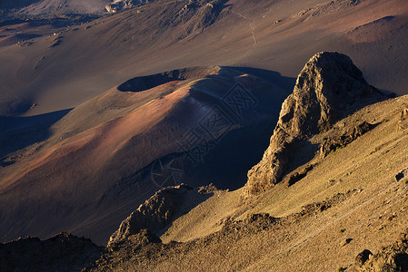 Haleakala国家公园 夏威夷毛伊岛观光岩石旅行水平陨石熔岩火山风景休眠编队背景