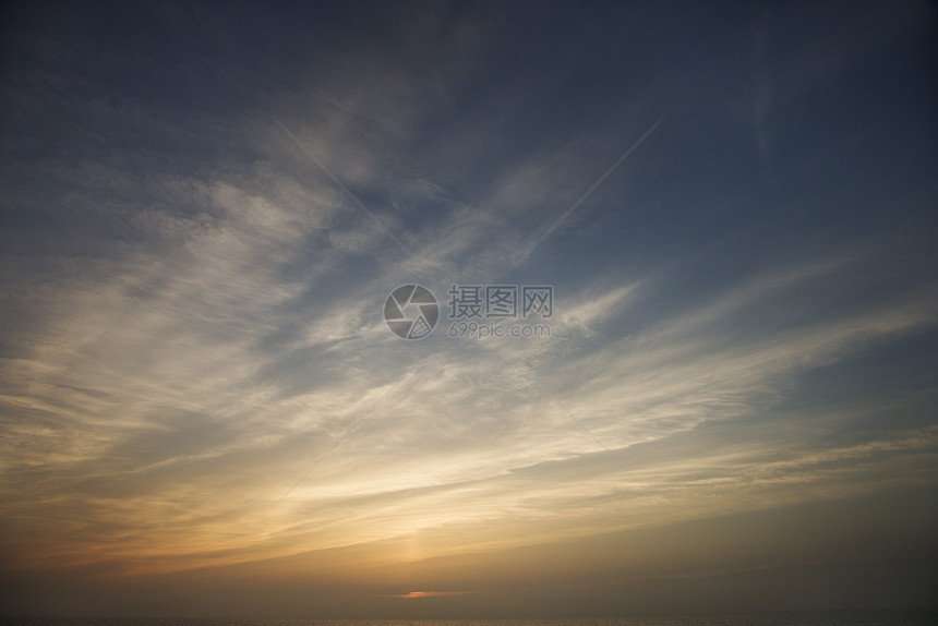 日落的天空支撑照片风景海岸海滩图片