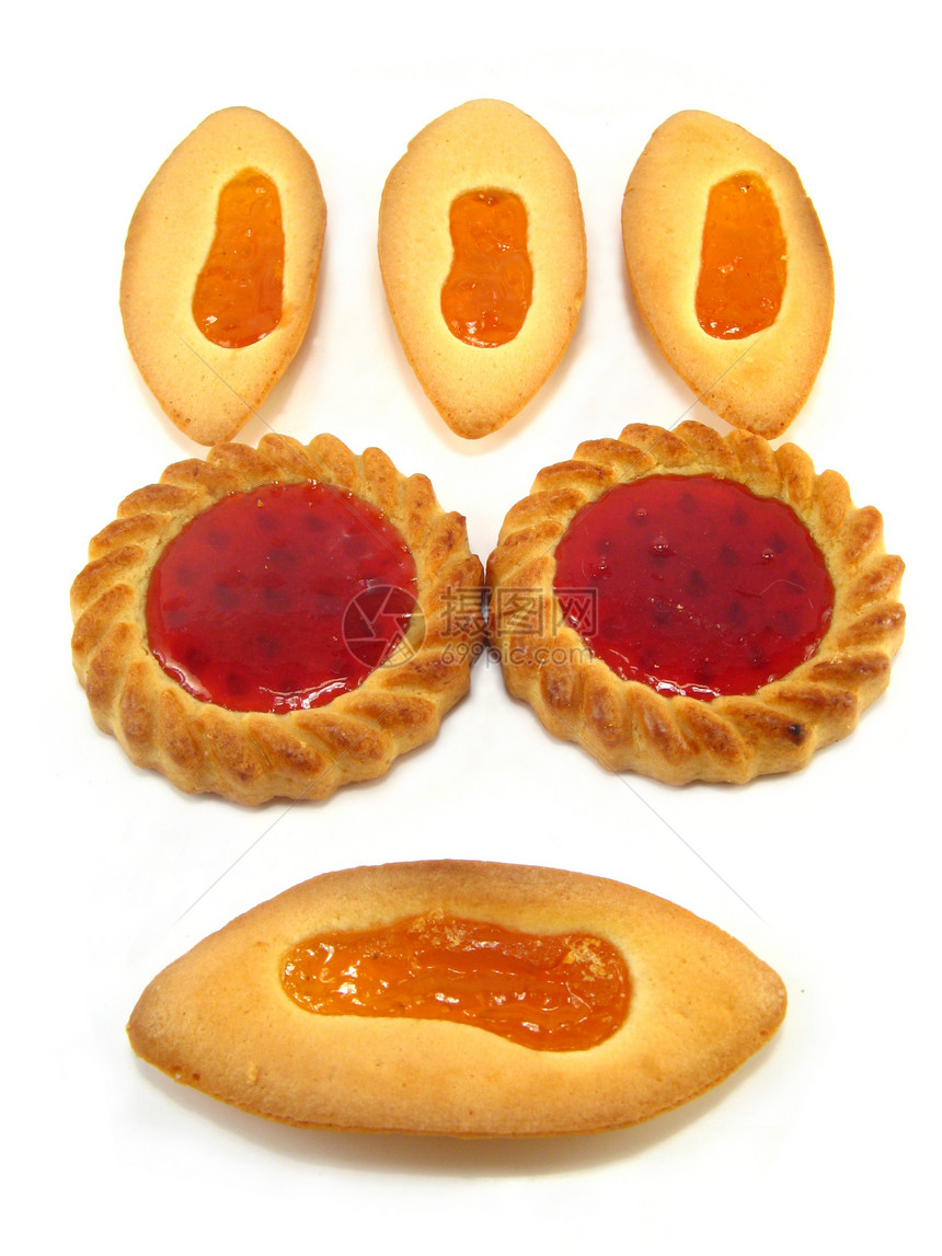 饼干遮罩烘烤杏子小吃午餐早餐面包师面具糕点图片