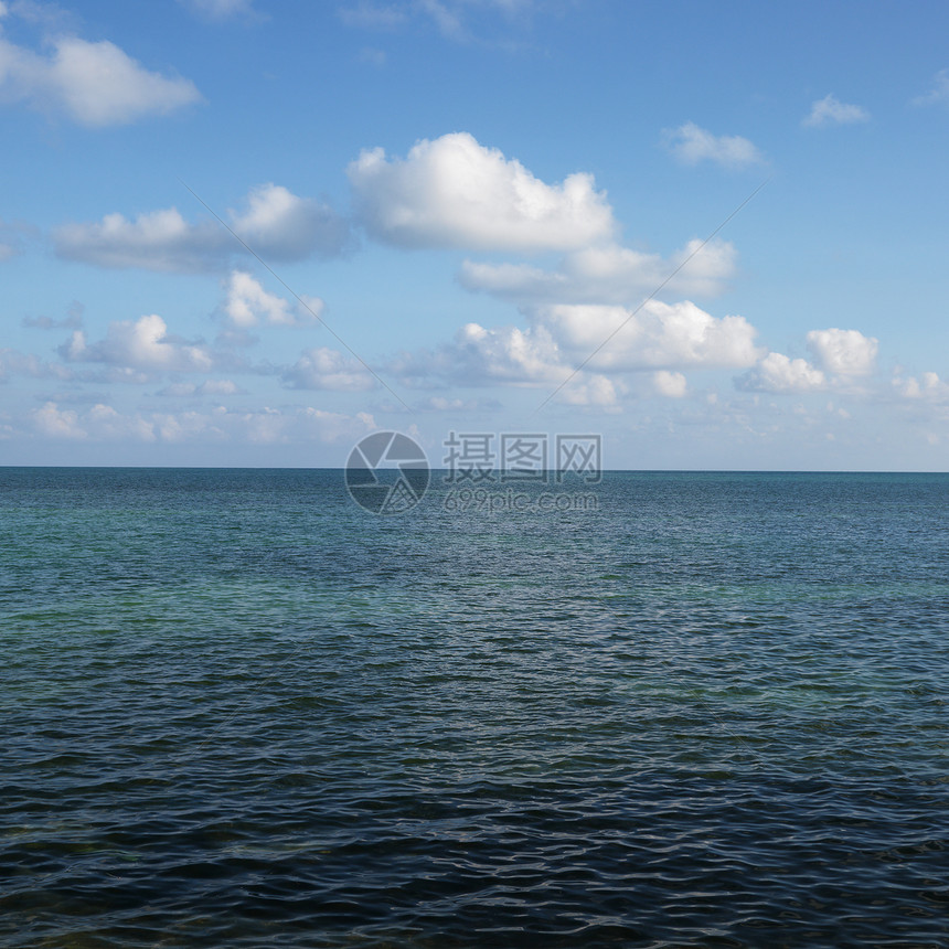 海洋和天空照片假期蓝天天气热带海面旅行地平线正方形图片