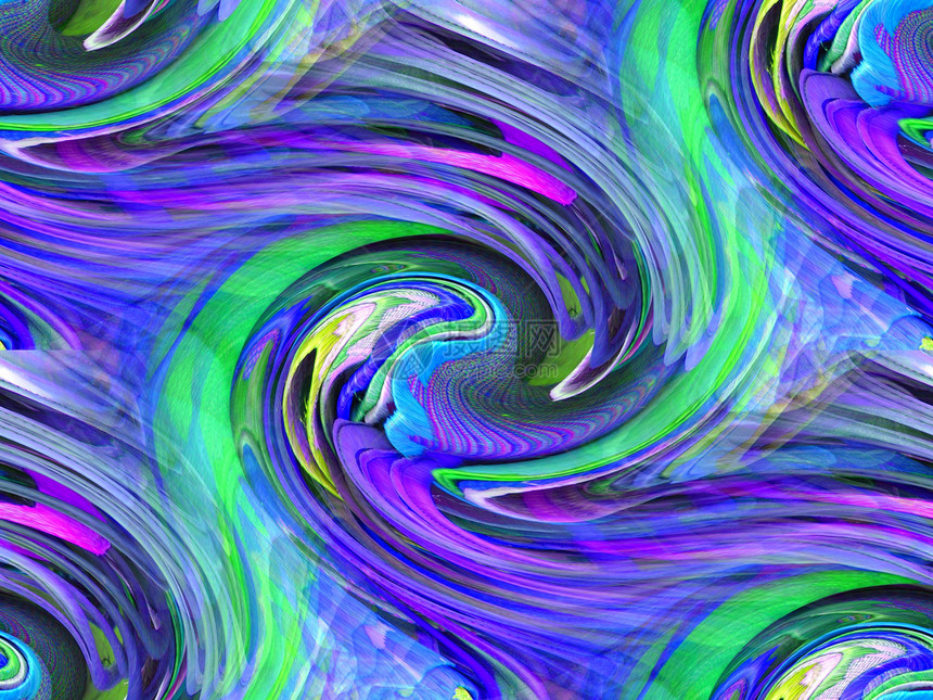 抽象的彩色背景螺旋艺术流行音乐波浪几何蓝色电影绿色动力图片