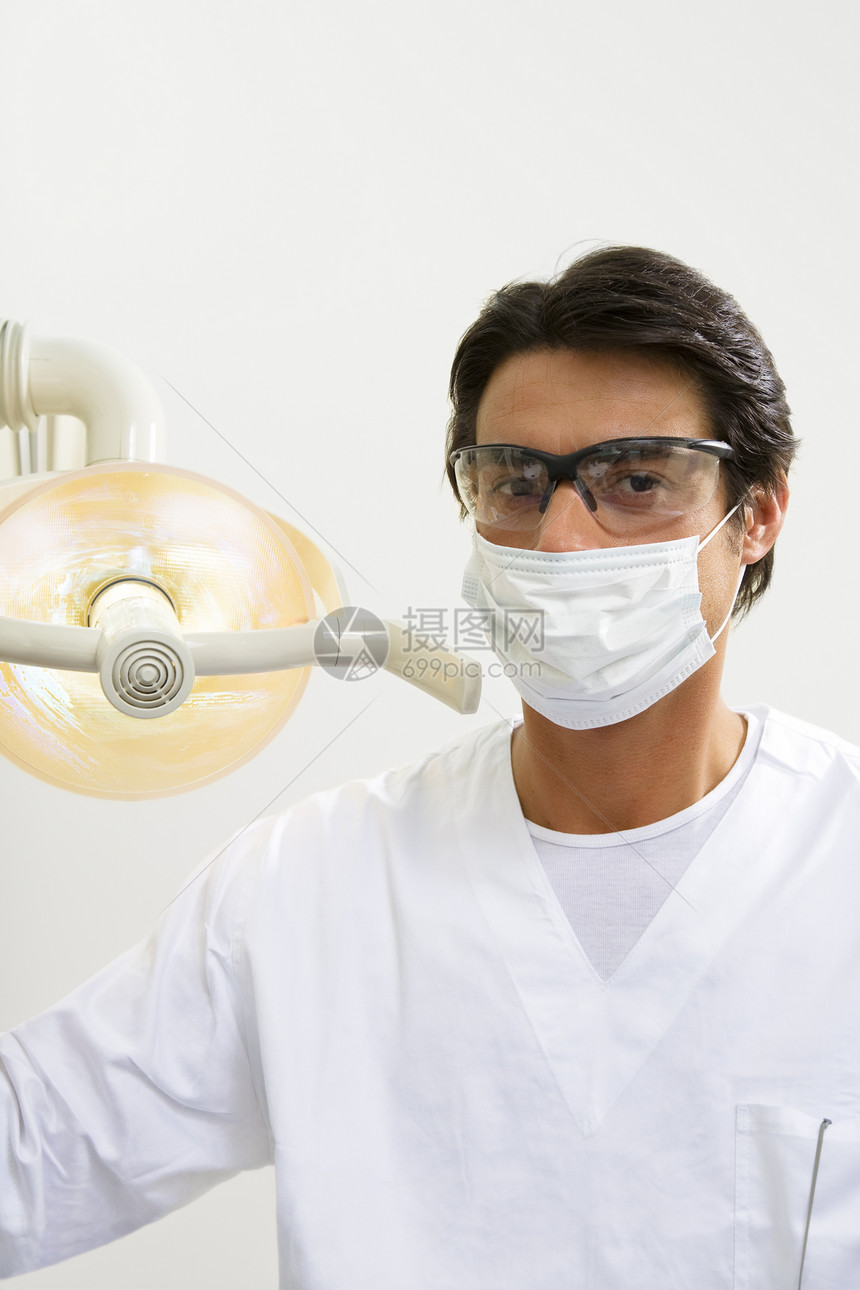 牙医经验手术面具考试实验男性牙科保健设备身体图片