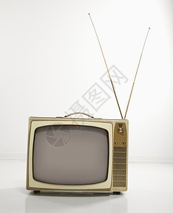 复古电视娱乐技术渠道屏幕天线背景图片