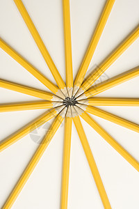 恒星形状的铅笔文具星星黄色用品径向商业工作学习教育办公室背景图片