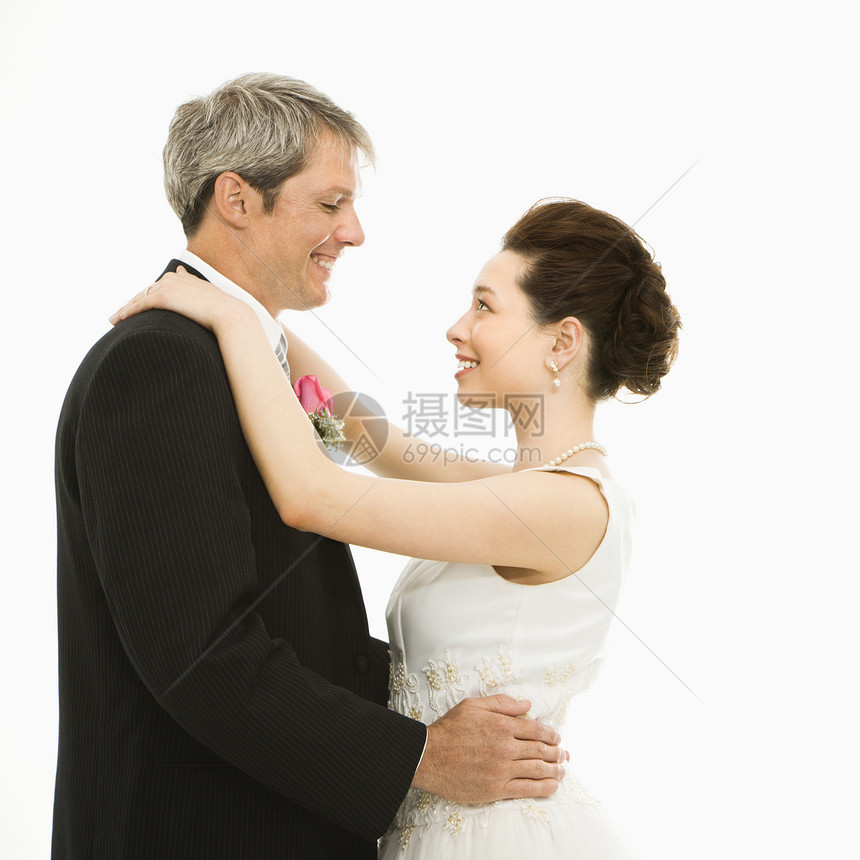 新娘和新郎舞蹈正方形夫妻丈夫婚礼跳舞婚姻妻子图片