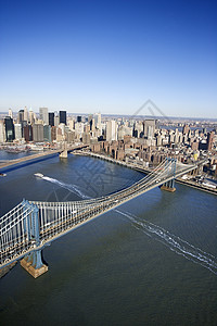鸟瞰图桥水照片建筑物高清图片