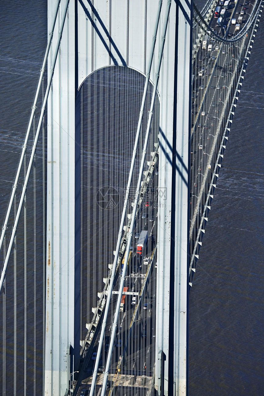 韦拉扎诺 纳罗桥渠道交通工程港口运输汽车照片旅行城市高角度图片