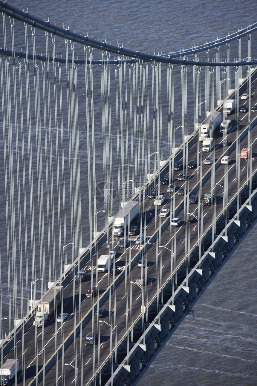 韦拉扎诺 纳罗桥运输高角度港口渠道城市照片鸟瞰图旅行交通建筑学图片