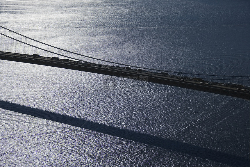 韦拉扎诺 纳罗斯大桥 纽约市工程水平高角度交通建筑旅行鸟瞰图汽车渠道城市图片