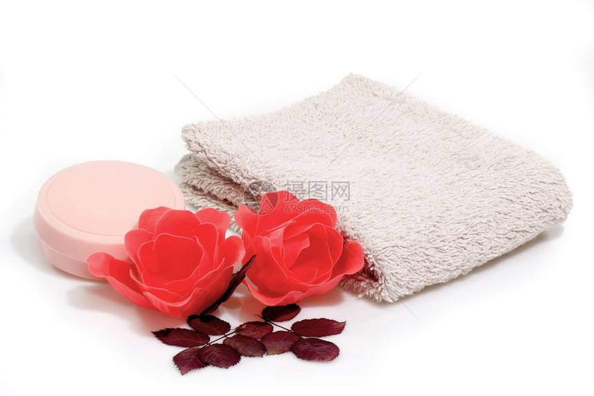 玫瑰肥皂图片