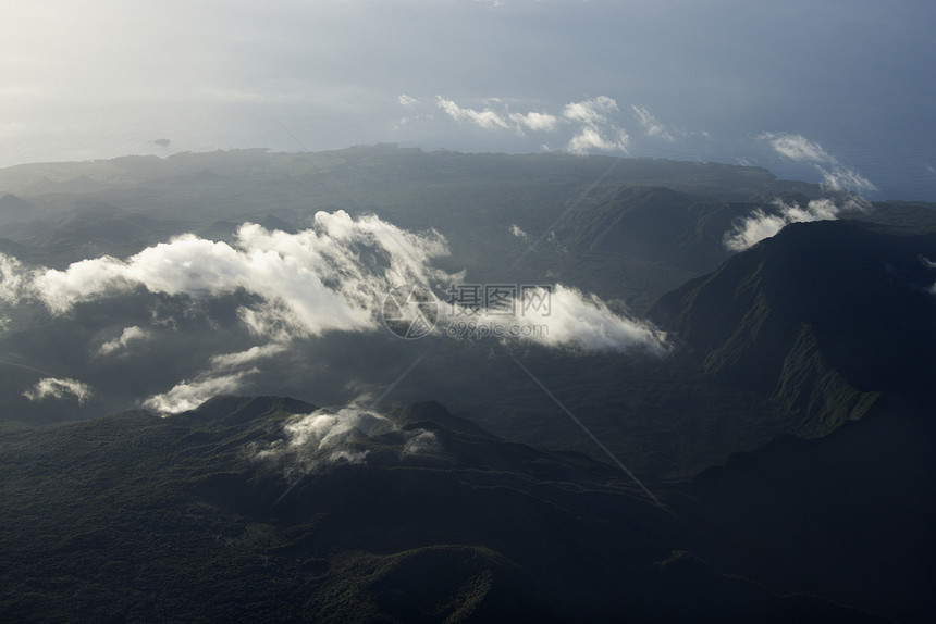 毛伊航空旅游视图风景水平自然界山脉假期照片旅行天线图片