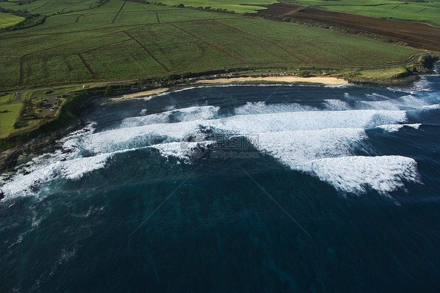毛伊岛的冲浪点图片