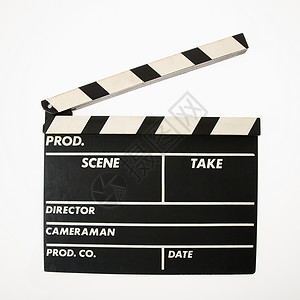电影拍板空白正方形静物记板工作室隔板生产摄影师场景背景图片