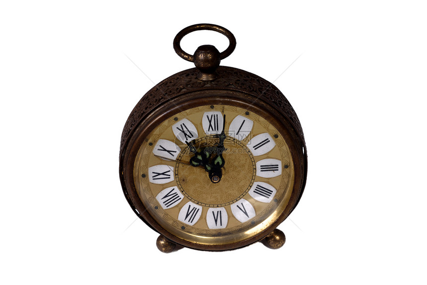钟白色古董数字滴答倒数手表唤醒黑色警报时间图片