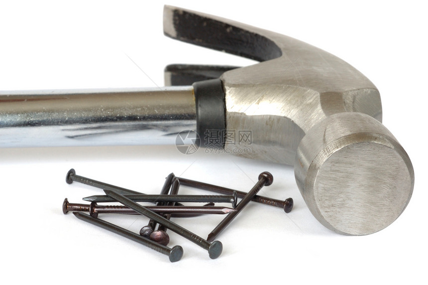 锤和铁甲金属木匠工具硬件指甲罢工工作作坊图片