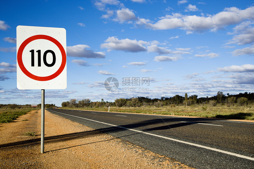 澳大利亚路牌速度旅行地区沥青照片水平路标乡村运输干旱图片