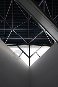 工业建筑的天花板背景图片