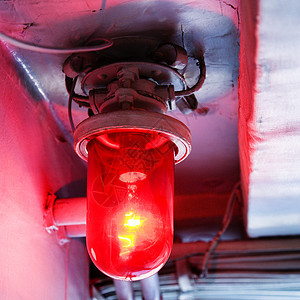 红灯正方形红色危险照片警告背景图片