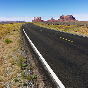 赫巴特沙漠农村公路背景