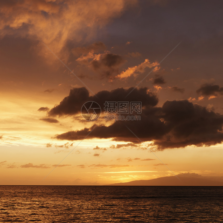 Maui夏威夷日落图片