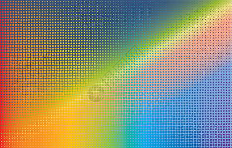 彩虹半调抽象背景背景图片