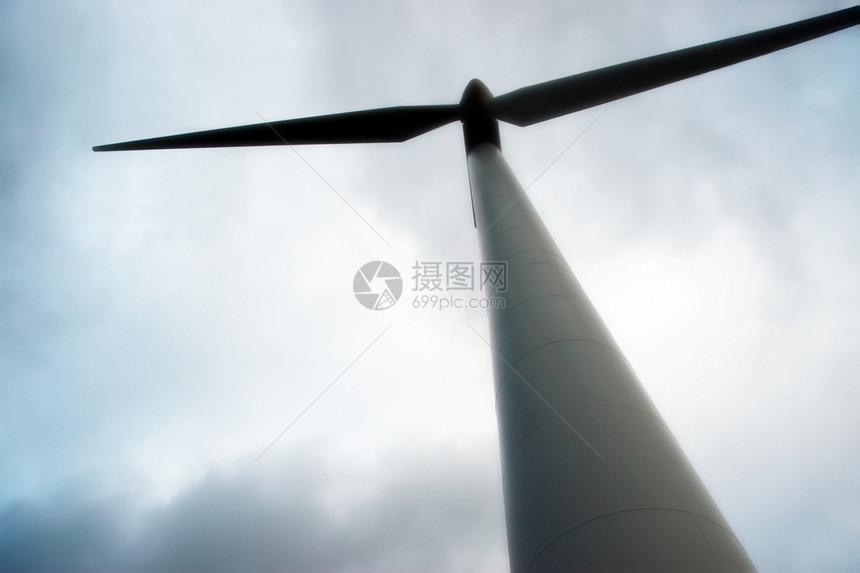 风风涡轮机 1螺旋桨涡轮植物力量风车旋转风力技术发电机农场图片
