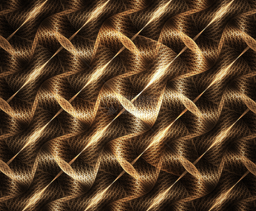 网格背景计算机边界柳条金子概念瓷砖网络井井墙纸曲线图片