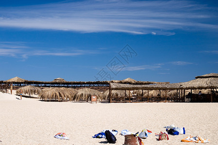 红海沙滩背景图片