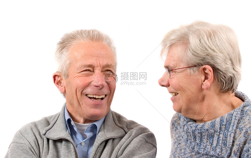 快乐的老年情侣皱纹女士男人女性已婚成人灰色婚姻男性幸福图片