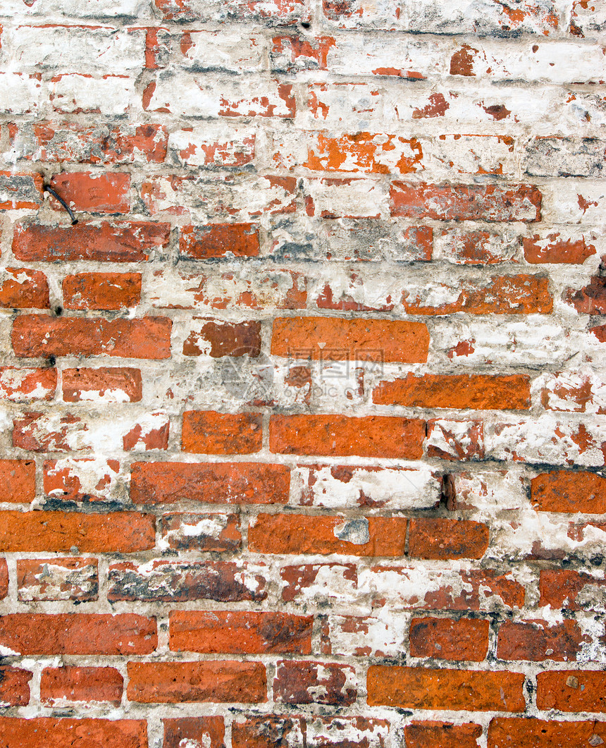 旧砖墙建筑学城市材料矩形石头红色积木棕色水泥石匠图片