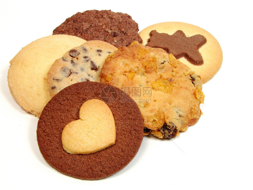 饼干糖果筹码棕色脂肪巧克力烘烤料理饮食甜点营养图片