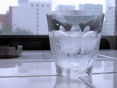 冷水玻璃背景图片