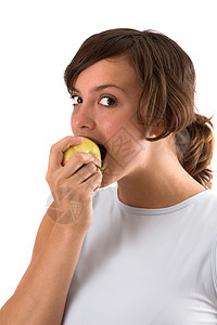 健康点心食物女士营养零食饮食体重水果女性小吃女性化背景图片