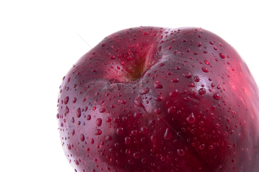 红苹果饮食红色水果白色图片