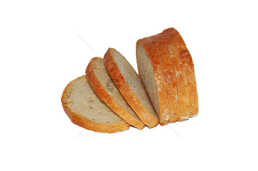新鲜面包面包用餐白色食物图片