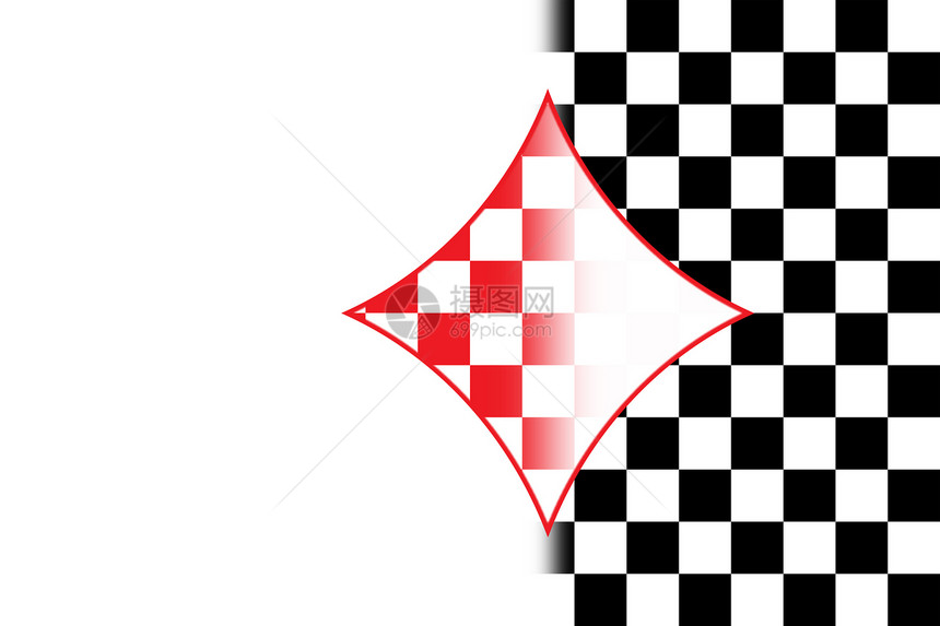 衬衣和棋盘正方形娱乐游戏红色插图白色卡片黑色图片
