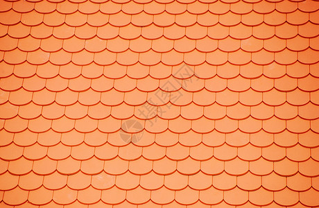 屋顶瓷砖房顶边缘结构红色分片设计平面瓦瓦片平瓦背景图片