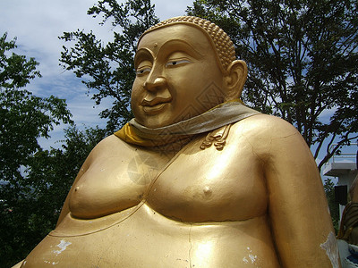 大佛在泰国旅行艺术品文化金子宗教雕像佛教徒信仰艺术雕塑背景图片