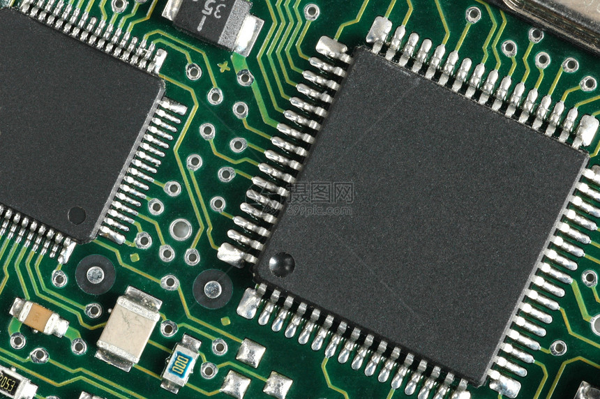 芯片贴片机木板电子产品电路别针电路板母板电脑打印图片