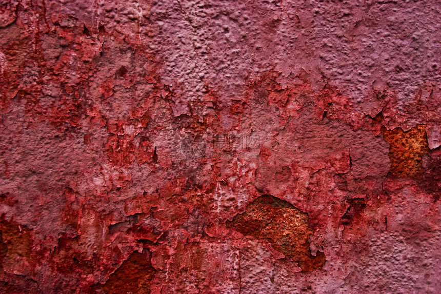 锈纹理金属垃圾场红色垃圾图片