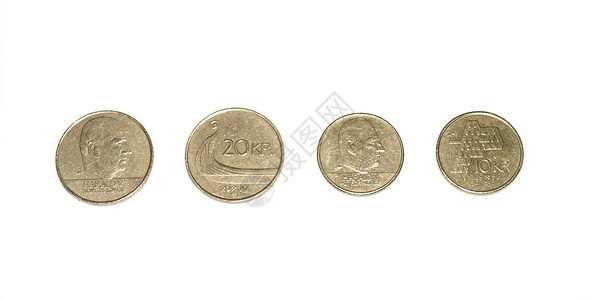 挪威硬币背景图片