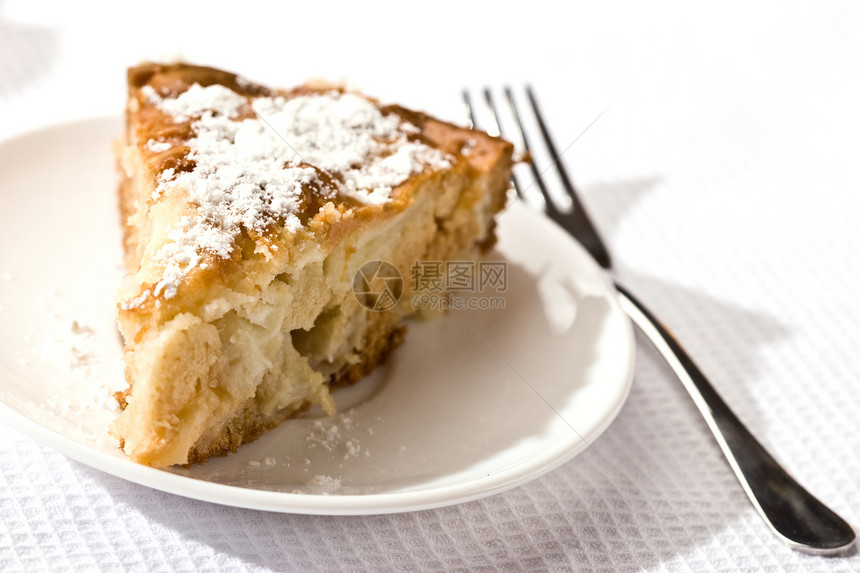 苹果派百事糕点烘烤甜点早餐蛋糕海绵食物饮食粉状图片