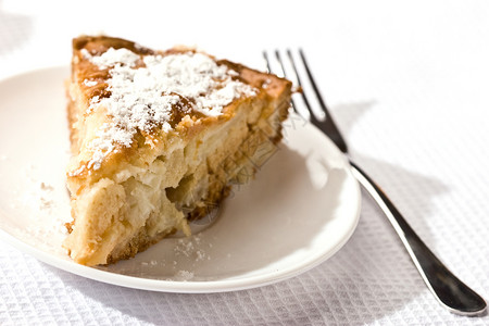 苹果派百事糕点烘烤甜点早餐蛋糕海绵食物饮食粉状背景图片