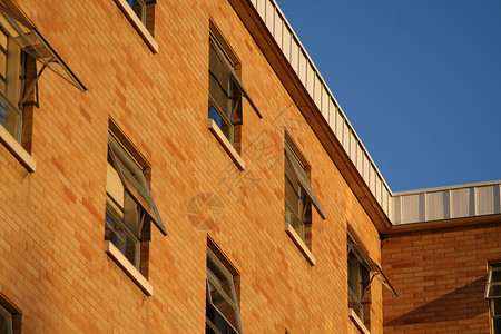 砖楼职场红色房子宿舍校园公司窗户办公室建筑学公寓背景图片