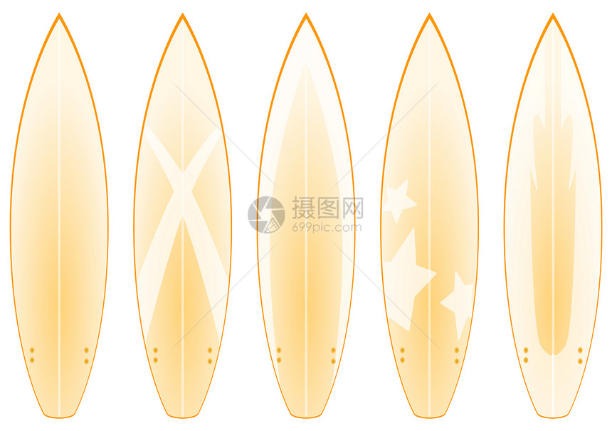 冲浪板设计(黄)图片